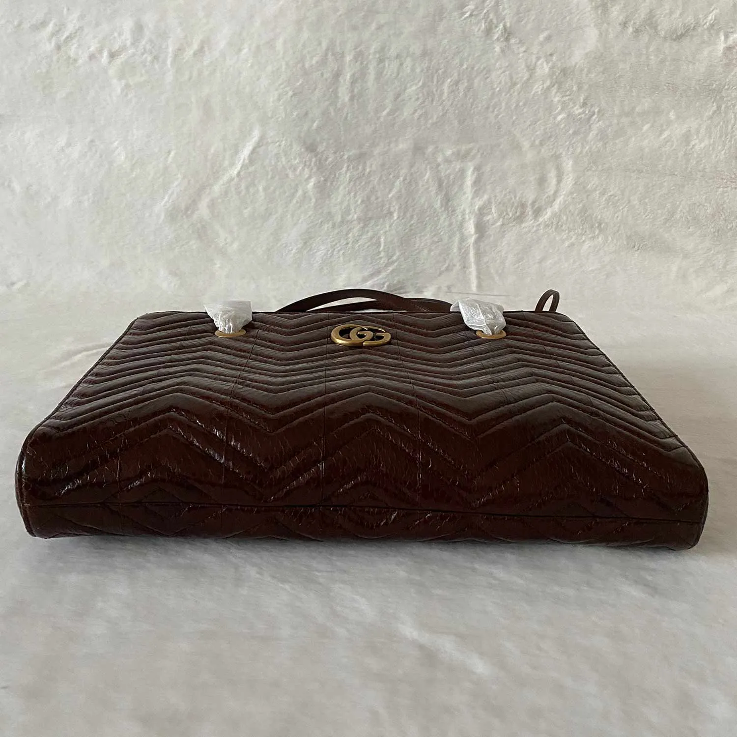 Gucci GG Marmont Snake Skin Tote Bag
