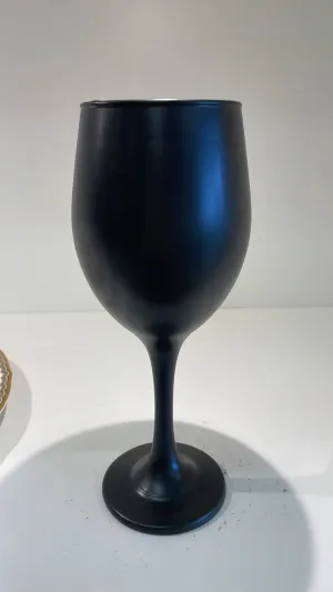 Set of 6 matte glass 14 oz