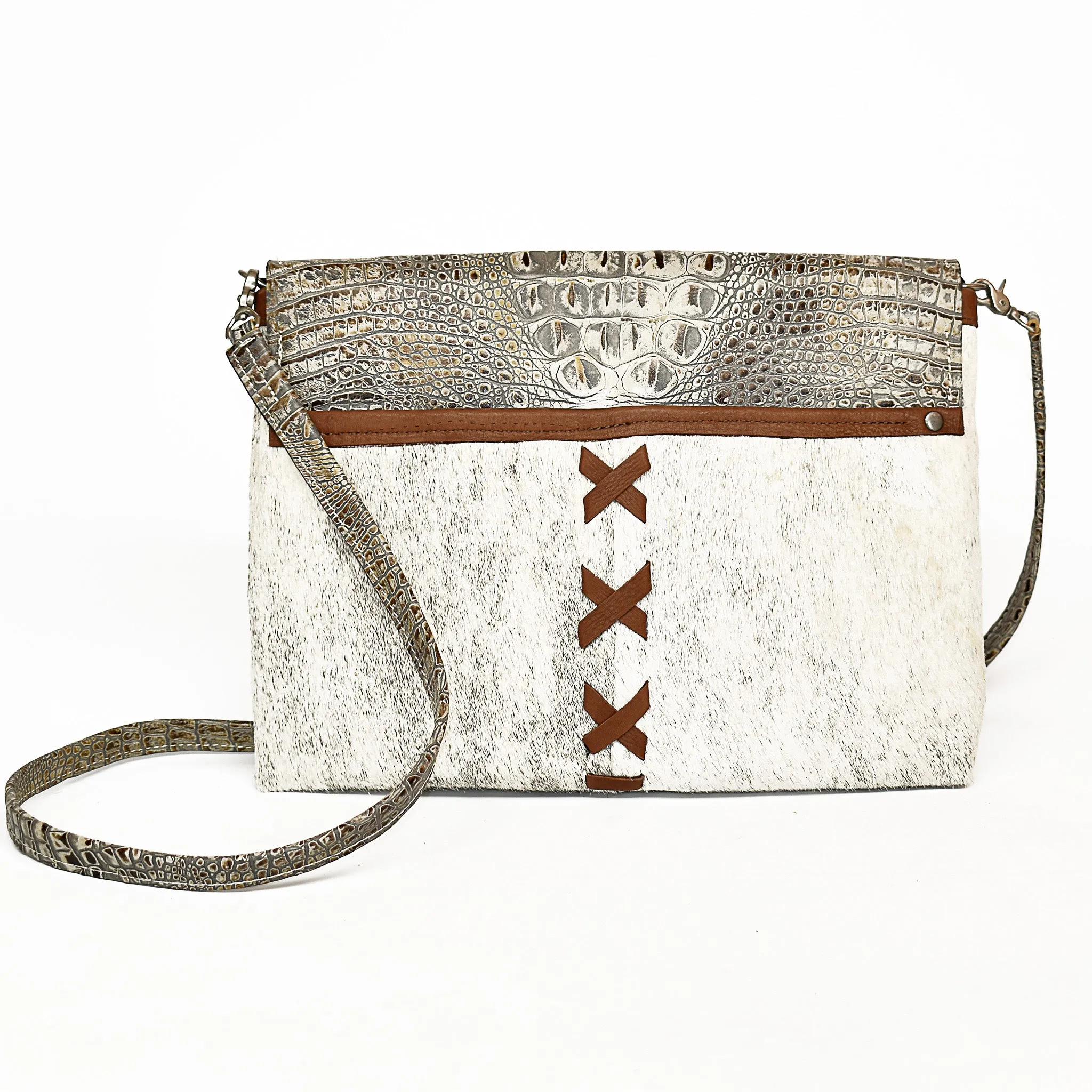 Western Leather Crossbody Purse - The Owl Creek Pass II